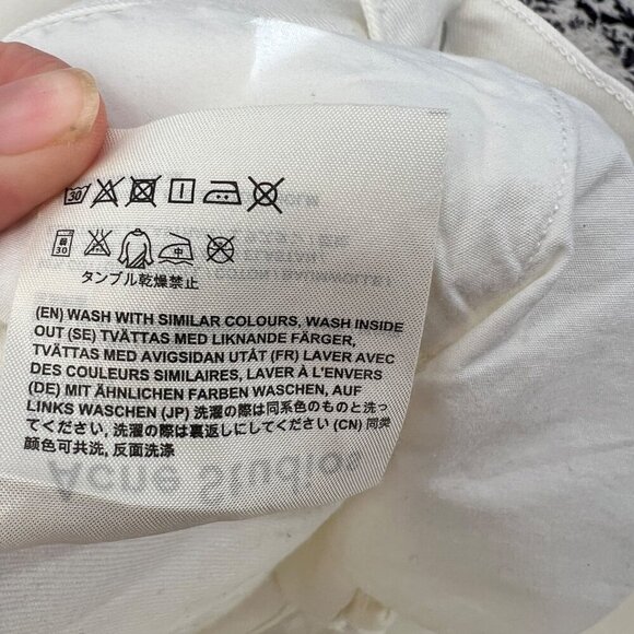 Acne Studio Men Ace slim jeans, White, Size 32/32 K40 - Picture 8 of 9